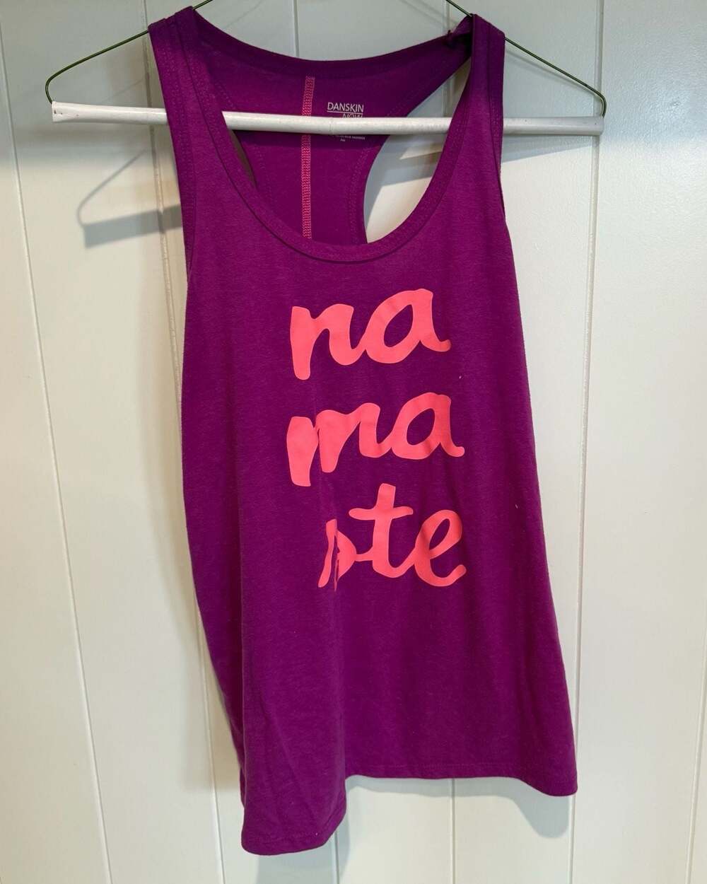Danskin Now Namaste Racerback Tank Top